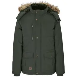 Mens Cederberg Parka Jacket Olive Front